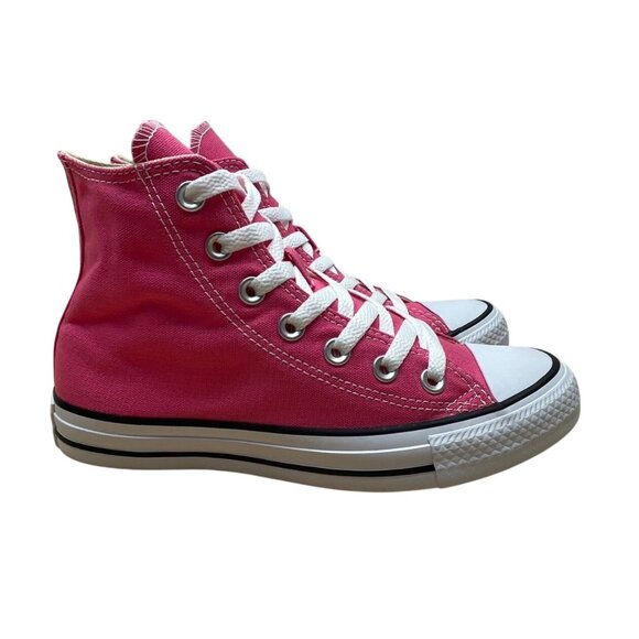 Converse Chuck Taylor All Star Unisex Pink Canvas High-Top Sneakers Size 4M /6W - Picture 1 of 9